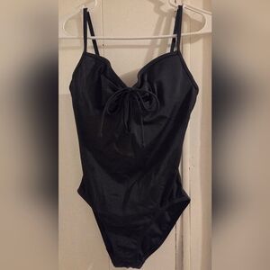 Y2K Black Victoria Secret One Piece Swimsuit 20% Spandex Size 8A